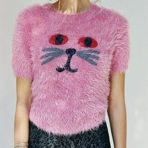 Lazy Oaf fluffy cat sweater